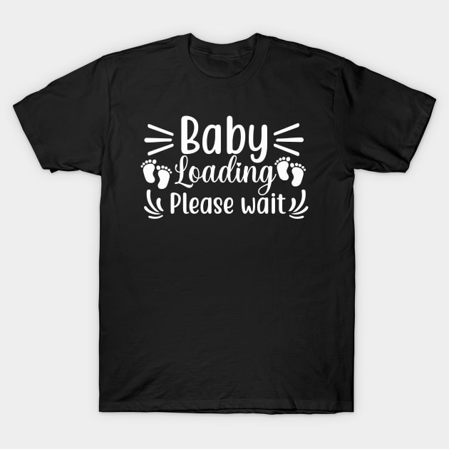 Baby Loading Please Wait T-Shirt by Vooble